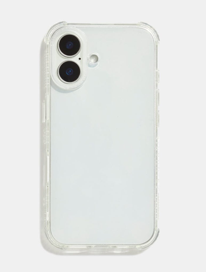 Personalised Clear Base Shock iPhone Case with Clear Camera Hole Phone Cases Skinnydip London