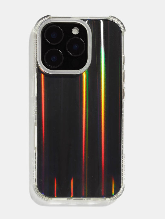 Personalised Holo Shock iPhone Case With Clear Camera Hole Phone Cases Skinnydip London