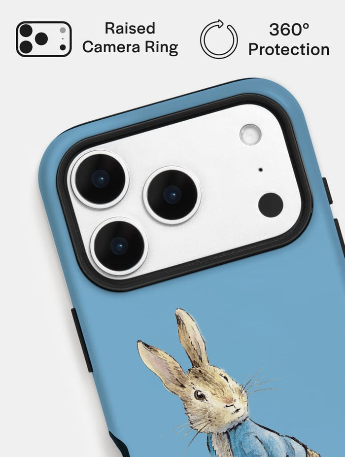 Peter Rabbit Blue Ultra Protective iPhone Case Phone Cases Skinnydip London