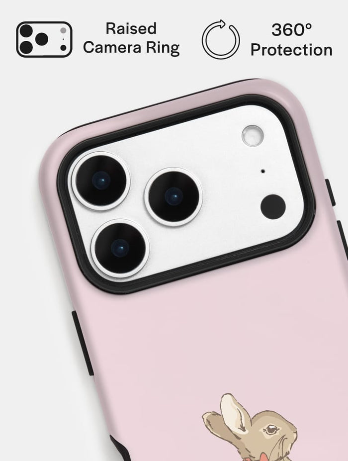 Peter Rabbit Pink Ultra Protective iPhone Case Phone Cases Skinnydip London