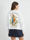 Peter Rabbit Great Outdoors Sweatshirt in Ecru Hoodies & Sweatshirts Skinnydip London