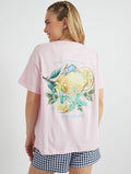 Peter Rabbit x Skinnydip Lemon T-Shirt In Pink Tops & T-Shirts Skinnydip London