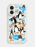 Pingu x Skinnydip Sticker Shock iPhone Case Phone Cases Skinnydip London