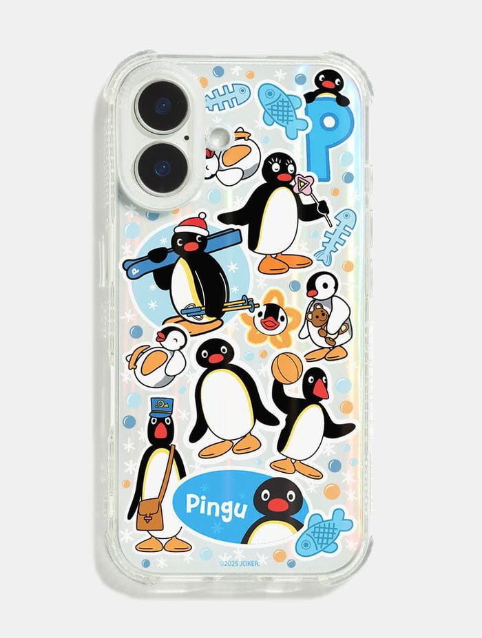 Pingu x Skinnydip Sticker Shock iPhone Case Phone Cases Skinnydip London