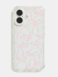 Pink Bows Shock iPhone Case Phone Cases Skinnydip London