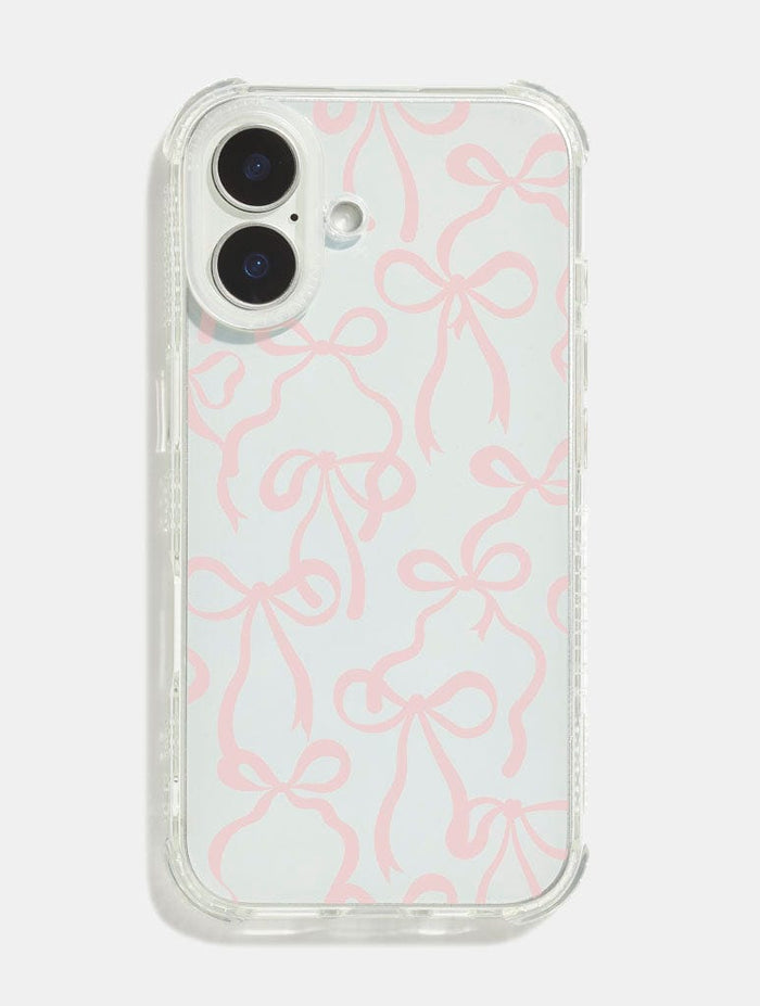 Pink Bows Shock iPhone Case Phone Cases Skinnydip London