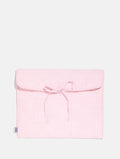Pink Gingham Bow Laptop Sleeve Laptop Cases Skinnydip London