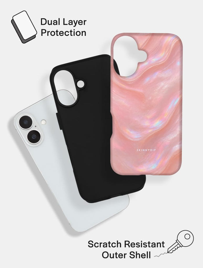 Pink Pearl Ultra Protective iPhone Case Phone Cases Skinnydip London