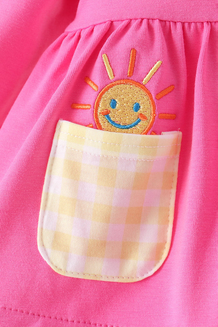 Pink shine for jesus embroidery bloomer set