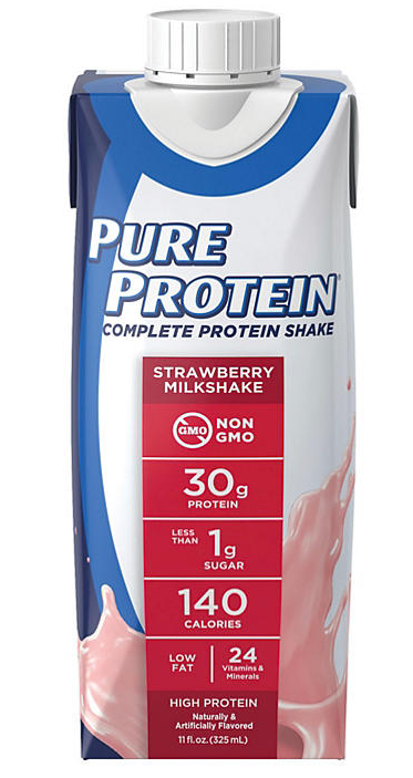 Pure Protein Strawberry Protein Milkshake (11 fl. oz.,15 ct.) - Eshop House LLC