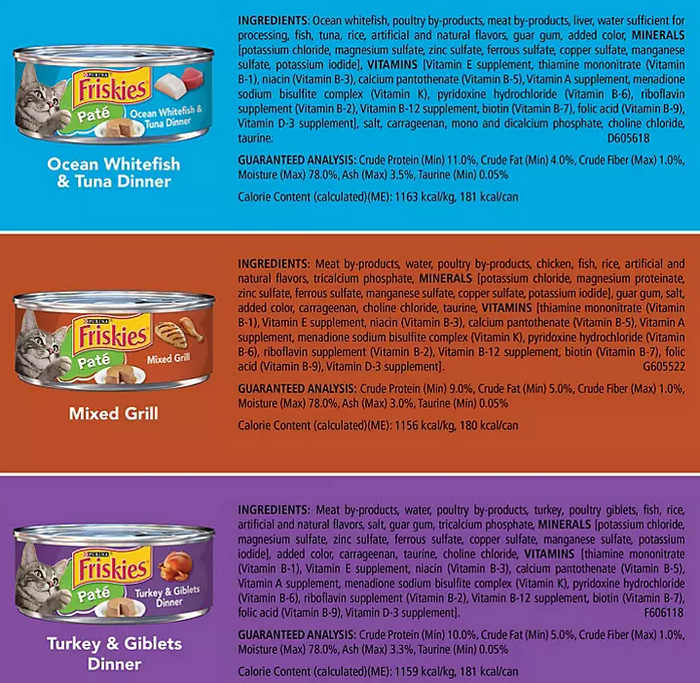 Purina Friskies Pate Wet Cat Food, Variety Pack (5.5 oz., 60 ct.) - Eshop House LLC