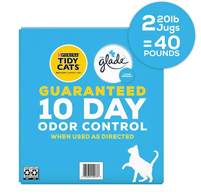 Purina Tidy Cats Clumping Litter with Glade Twin Pack (20 lb., 2 ct.) - Eshop House LLC
