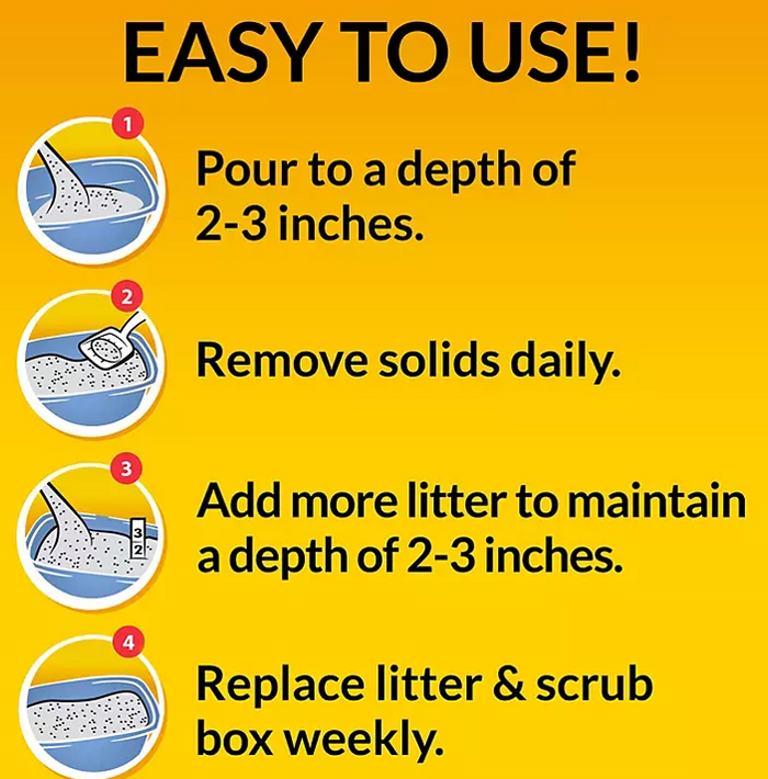 Purina Tidy Cats Non-Clumping Clay Cat Litter, Instant Action for Multiple Cats (40 lbs.) - Eshop House LLC
