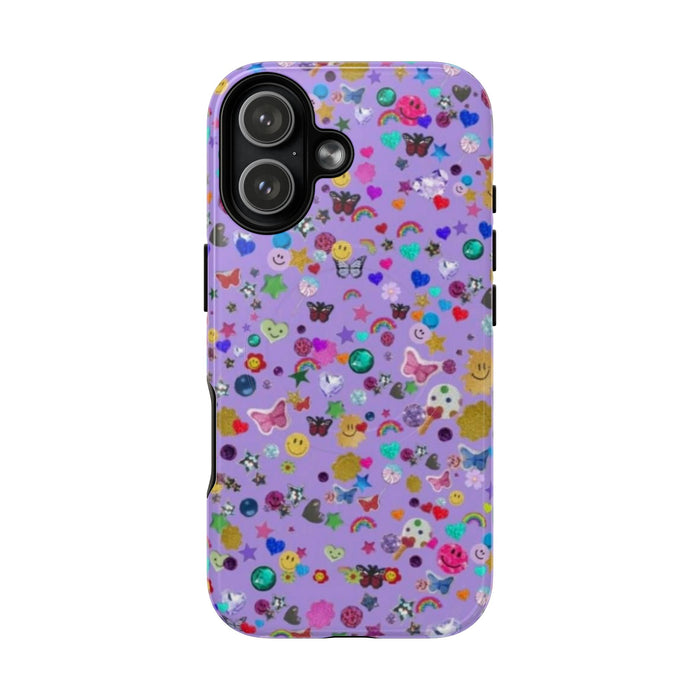Purple Sticker y2k Phone Case