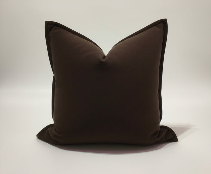 Rabun Suede Cocoa Pillow