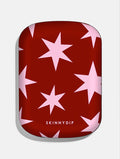 Red and Pink Stars Portable Magsafe Charger Portable Chargers Skinnydip London
