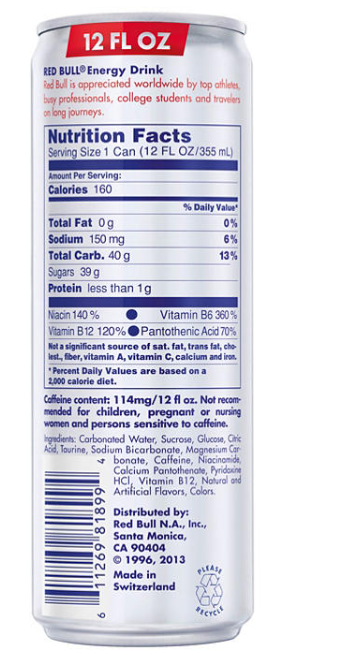 Red Bull Energy (12 oz., 24 pk.)