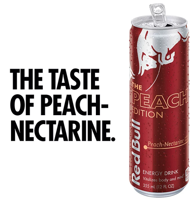 Red Bull Energy Drink, Peach (12 fl. oz., 24 pk.)