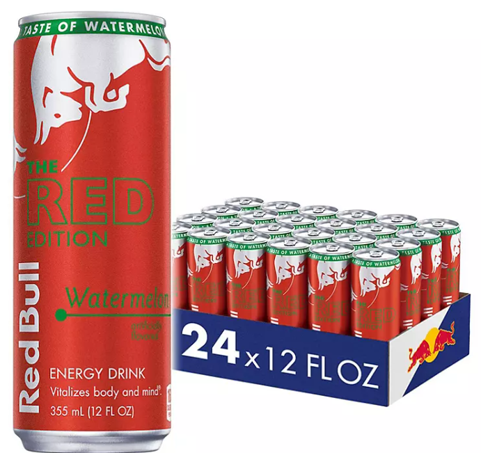 Red Bull Energy Drink, Watermelon (12 fl oz., 24 pk.)