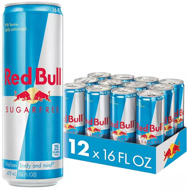 Red Bull Energy Sugarfree (16 oz., 12 pk.)