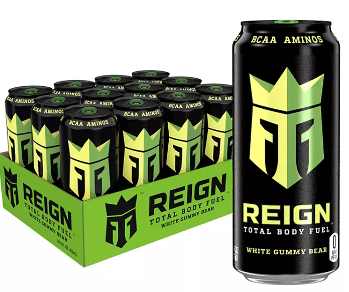 Reign Total Body Fuel White Gummy Bear (16 fl. oz., 12 pk.)