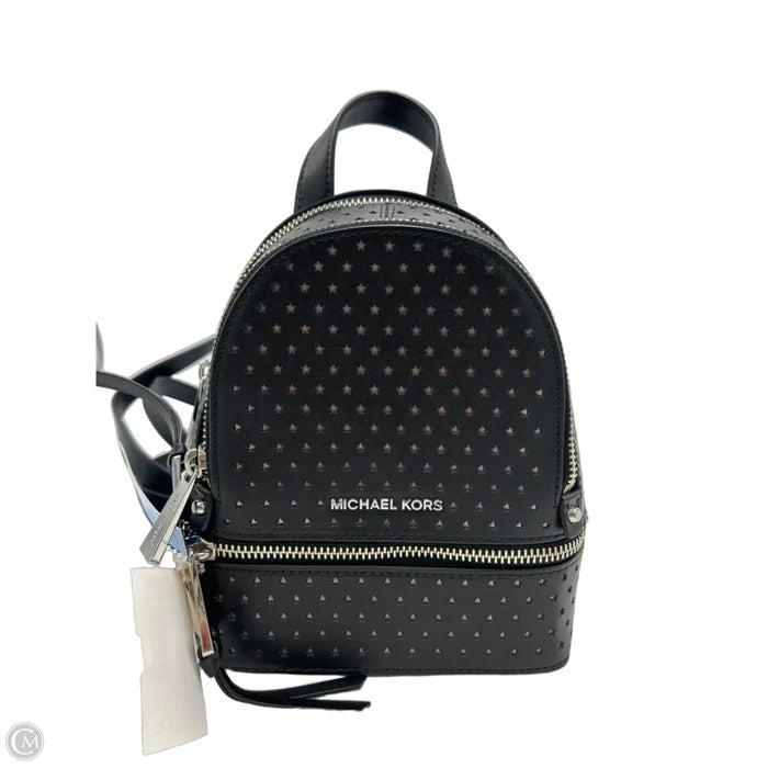 Michael Kors Rhea Mini Star Leather Designer Backpack