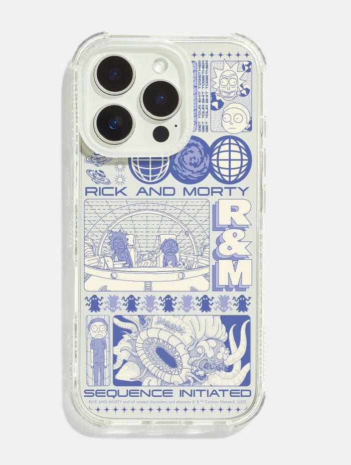 Rick And Morty x Skinnydip Poster Shock iPhone Case Phone Cases Skinnydip London