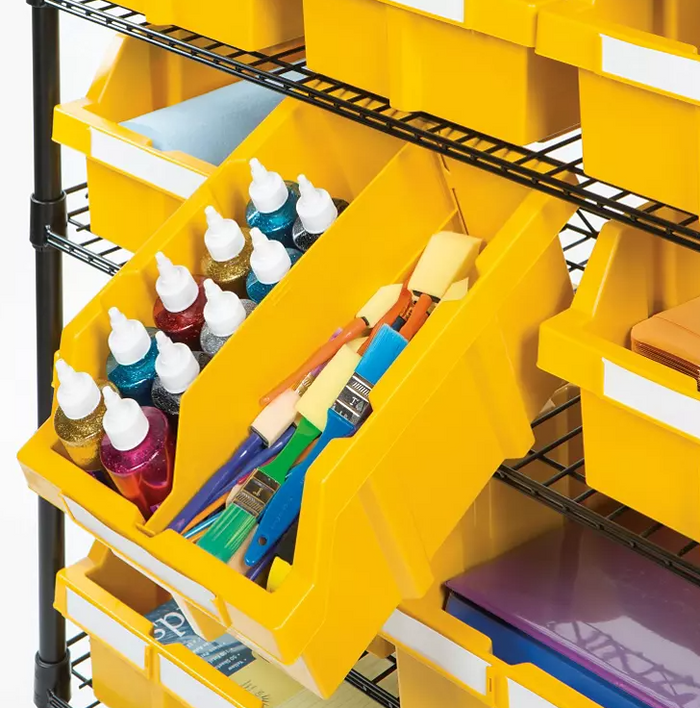 Seville Classics 24-Bin Rack with Wheels - Eshop House LLC
