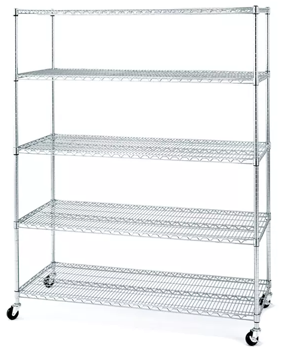 Seville Classics 5-Level Large Chrome Shelving Unit - Eshop House LLC