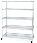 Seville Classics 5-Level Large Chrome Shelving Unit - Eshop House LLC