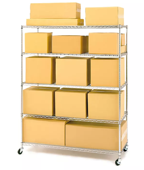 Seville Classics 5-Level Large Chrome Shelving Unit - Eshop House LLC