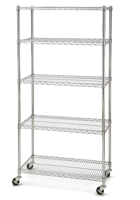 Seville Classics 5-Level UltraZinc Commercial Shelving (18" x 36" x 72"H) - Eshop House LLC