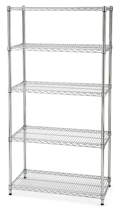 Seville Classics 5-Level UltraZinc Commercial Shelving (18" x 36" x 72"H) - Eshop House LLC