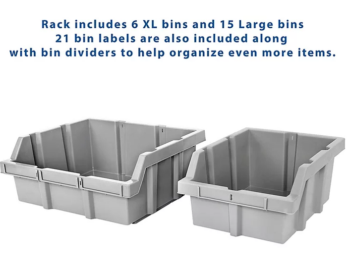 Seville Classics Commercial 7-Tier 21-Bin Extra-Large NSF-Certified Bin Rack - Eshop House LLC