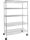Seville Classics UltraDurable 5-Tier NSF Steel Shelving 48" x 24" x 72" H - Eshop House LLC
