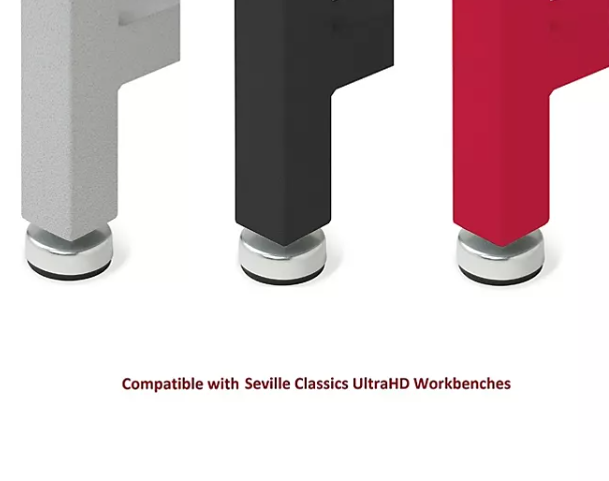Seville Classics UltraHD 2.5" Steel Levels with Rubber Base (Set of 4)