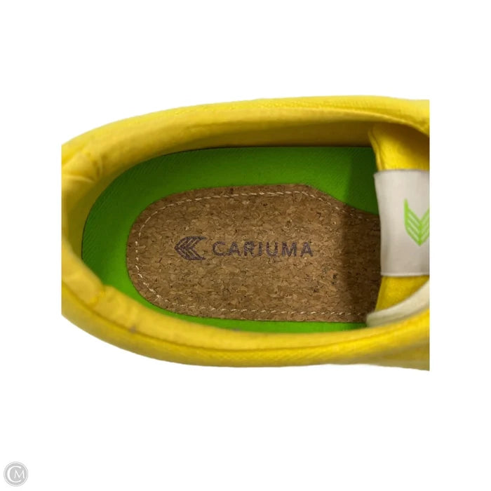 Shoes Athletic By Cariuma In Yellow, Size: 9