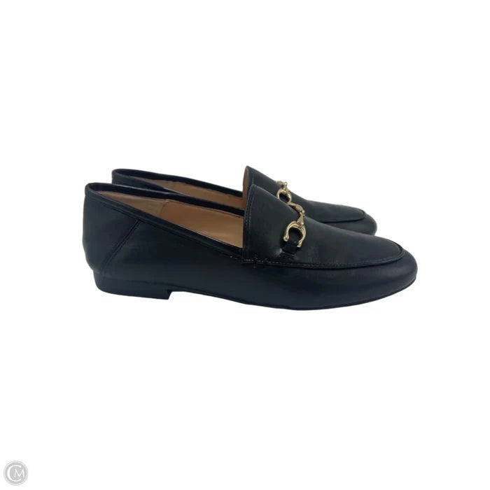 Shoes Designer By Coach In Black & Gold, Size: 5.5