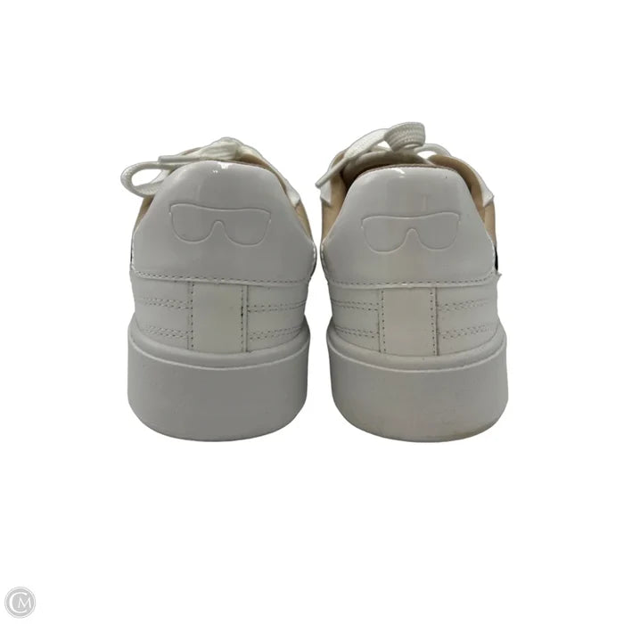 Shoes Designer By Karl Lagerfeld In Tan & White, Size: 8