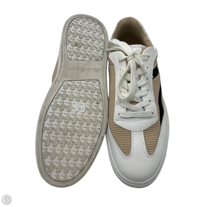 Shoes Designer By Karl Lagerfeld In Tan & White, Size: 8