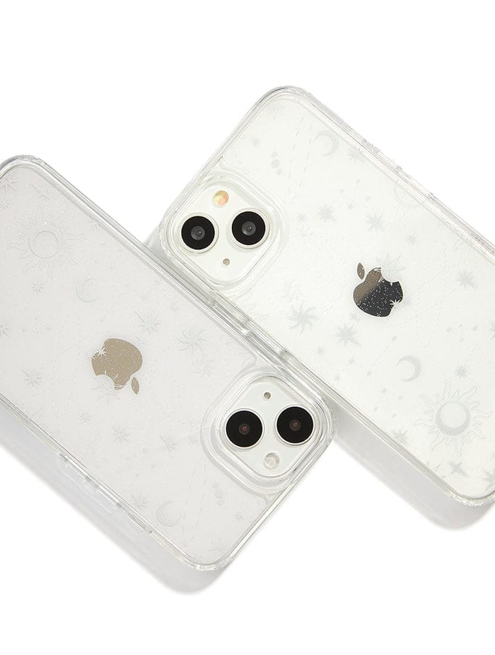 Silver Celestial iPhone Case Phone Cases Custard London