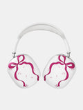 Single Burgundy Bow AirPods Max Case in Gloss AirPods Cases Skinnydip London
