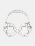 Single Neutral Bow AirPods Max Case in Gloss AirPods Cases Skinnydip London