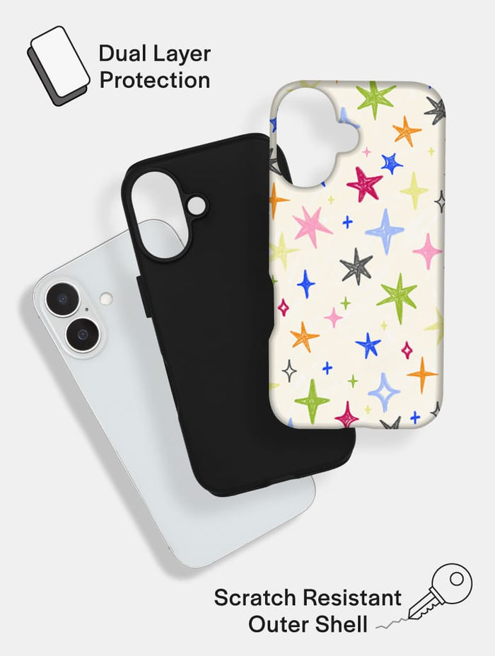 Sketchy Star Ultra Protective iPhone Case Phone Cases Skinnydip London