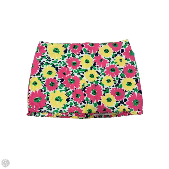Skirt Designer By Lilly Pulitzer In Floral Print, Size: 10