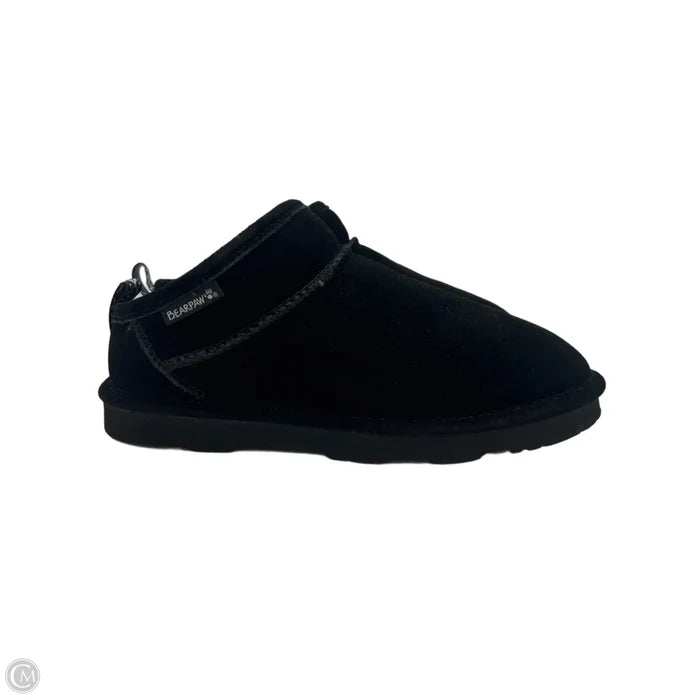 Slippers By Bearpaw In Black, Size: 9