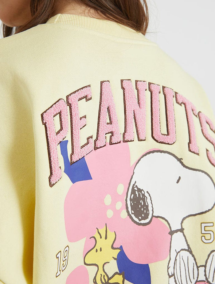 Snoopy x Skinnydip Flower Sweatshirt Hoodies & Sweatshirts Skinnydip London
