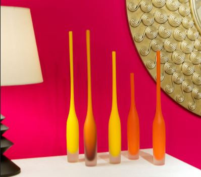 Large Spire Bottle Mandarin - Global Views at Luxe Home Philadelphia
