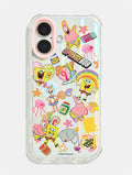 SpongeBob x Skinnydip Cute Sticker Shock iPhone Case Phone Cases Skinnydip London