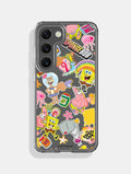 Spongebob x Skinnydip Sticker Android Case Phone Cases Skinnydip London